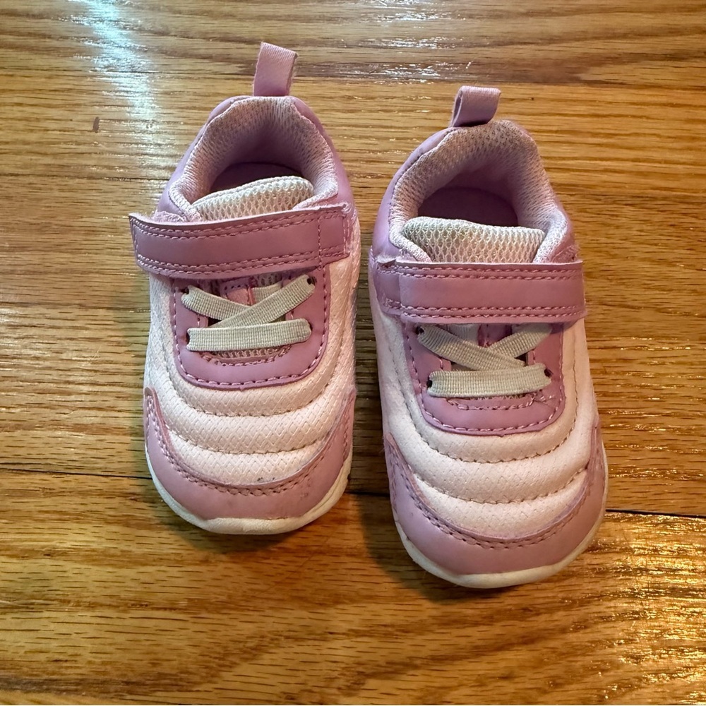 Carter's Pink and White Toddler Sneakers Size 3